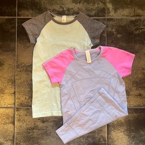 Lot of two Ivivva girls size 10 tops